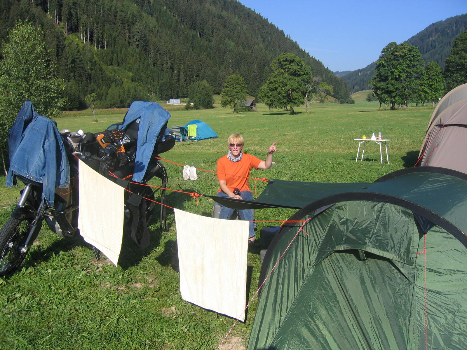 Zeltidylle am Dachstein