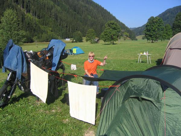 Zeltidylle am Dachstein