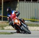 Beim Supermoto Training in Kronau